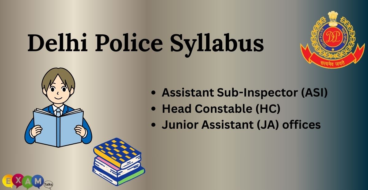 Delhi police Syllabus