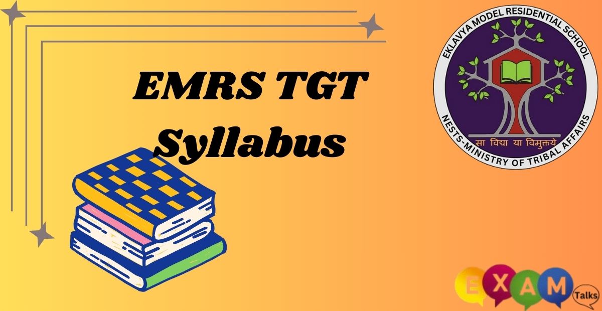 EMRS TGT Syllabus