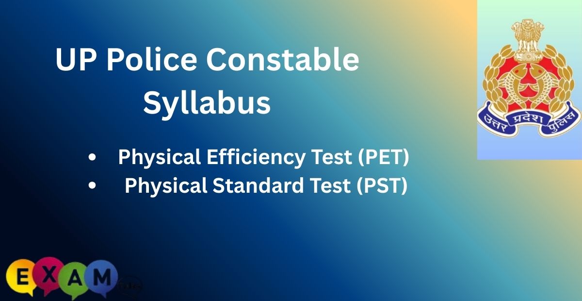 UP Police Constable Syllabus