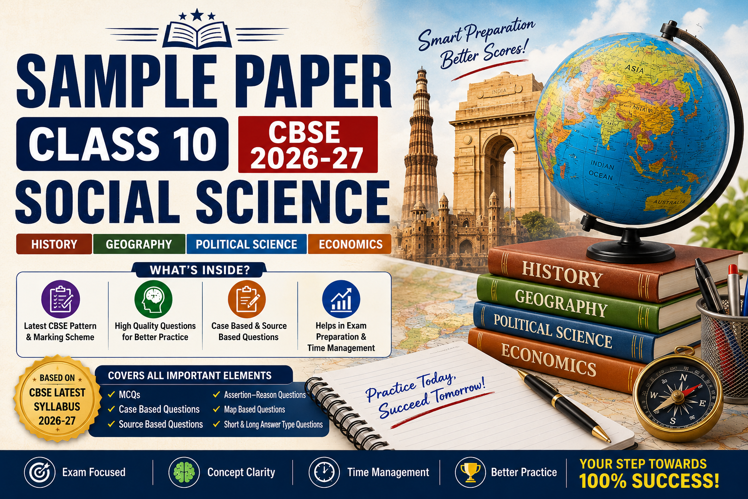 the Sample Paper Class 10 Social Science