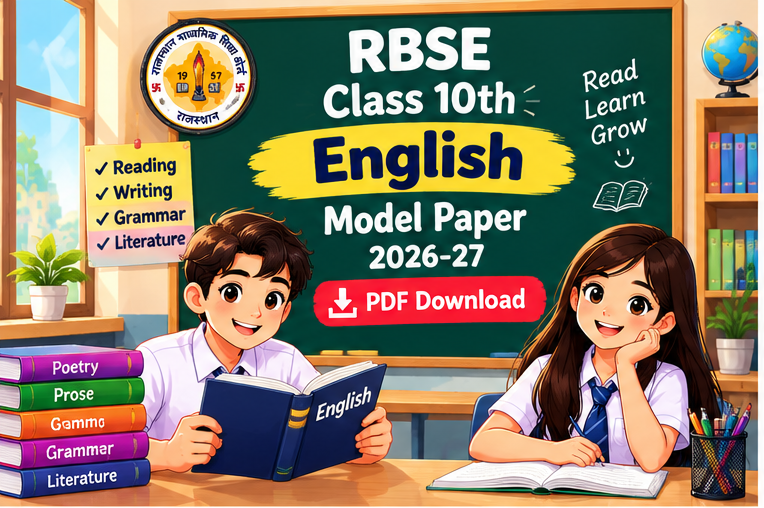 English_RBSE_Class_10_Model_Paper