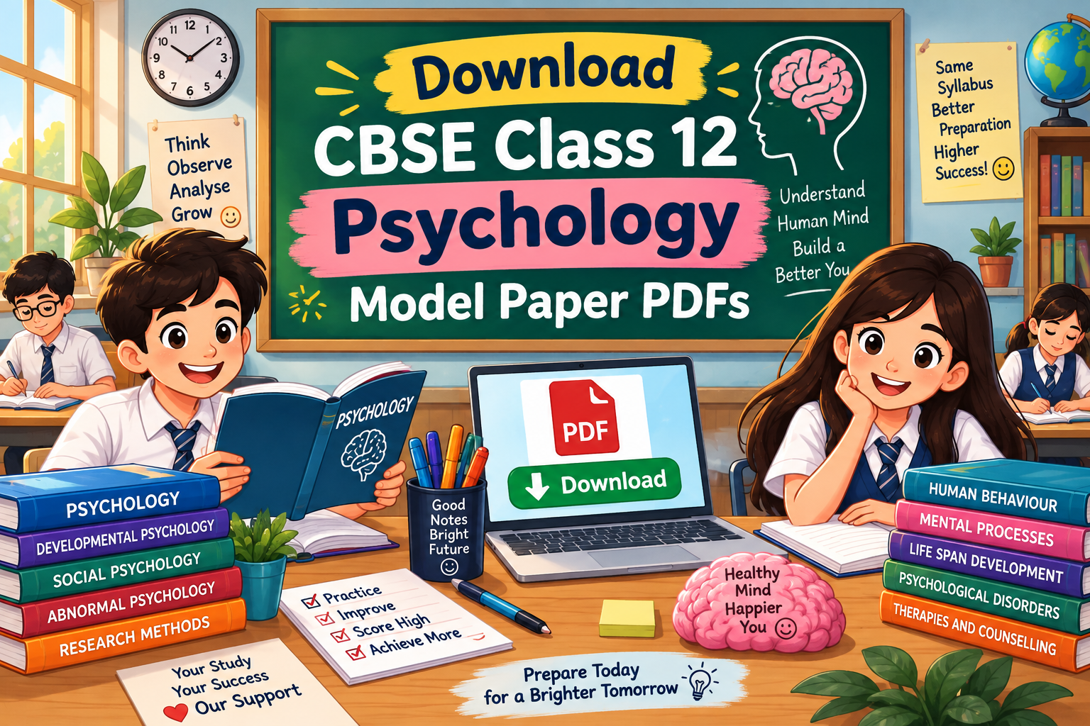 Sample Paper 12th CBSE Psychology
