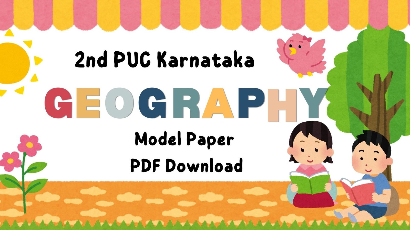 2nd PUC Karnataka Geography Model Paper